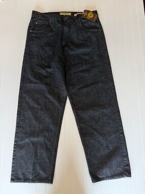 Men's Relaxed Bronson Jeans in Washed Black - Size 38x32 New Baggy